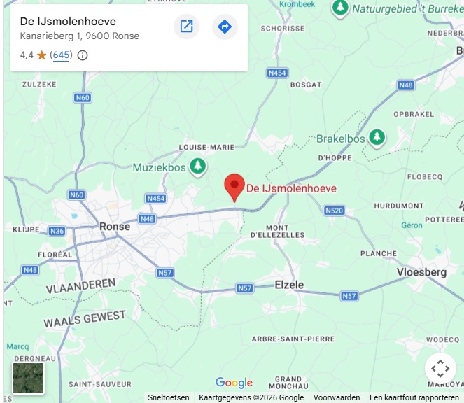Locatie De Ijsmolenhoeve in Ronse